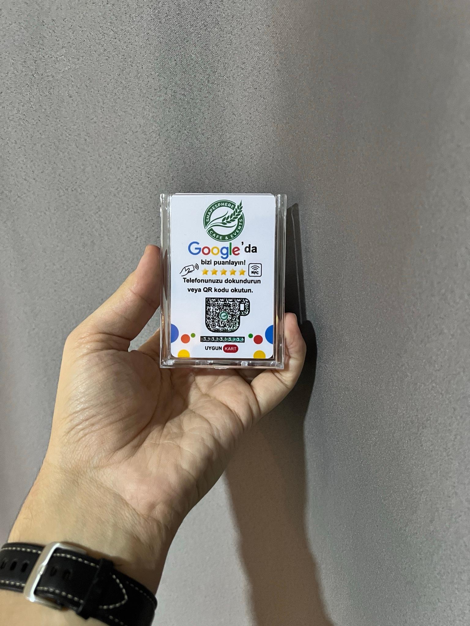 Özel baskılı kart örneği
