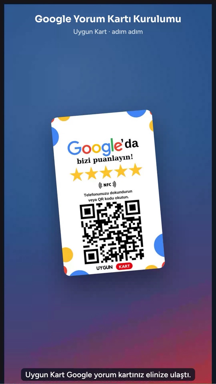 Google Yorum Kartı Nasıl Kurulur?